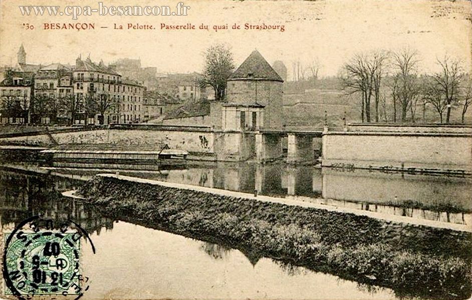 Besançon la pelotte passerelle du quai de strasbourg