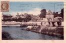 Carte postale ancienne - BESANÇON-les-BAINS (Doubs) Tour de la Pelote et quai de...