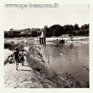 Carte postale ancienne - BESANÇON - Baignade et Tour de la Pelote