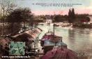 Carte postale ancienne - 64 BESANÇON - Les Quais et les Barques lavandières - Vu...