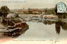 Carte postale ancienne - BESANÇON - Les Quais vus du Pont St-Pierre. - La Tour d...