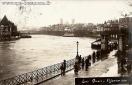 Carte postale ancienne - Besançon - Les Quais - 21 janvier 1910.