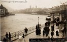 Carte postale ancienne - Quai de Strasbourg - 21 janvier 1910
