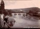 Carte postale ancienne - BESANÇON - Lavandière et pont St Pierre