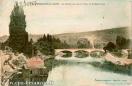 Carte postale ancienne - 20. - BESANÇON-LES-BAINS. - Le Doubs en aval du Pont de...