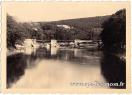 Carte postale ancienne - BESANÇON - Le Pont de la République détruit en septembr...