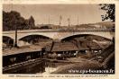 Carte postale ancienne - 2598 - BESANÇON LES BAINS - PONT DE LA RÉPUBLIQUE ET BA...