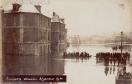 Carte postale ancienne Besançon - L. BÉVALOT - Remparts dérasés - 21 janvier 1910.