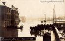 Carte postale ancienne - BESANÇON - Remparts dérasés - 21 janvier 1910.