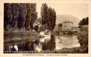 Carte postale ancienne - 130. BESANÇON-LES-BAINS. - Le Canal et Moulin St-Paul.