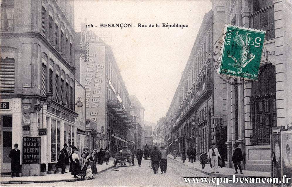 Besançon rue de la république