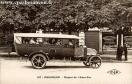 Carte postale ancienne - 257 - BESANÇON - Départ de l'Auto-Car