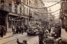 Carte postale ancienne - Besançon - Rue de la République - Fêtes du Centenaire d...