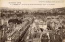 Carte postale ancienne Besançon - B. F. Lux - LA FRANCHE-COMTÉ 119 - Besançon - Vue prise du Clocher Saint-Pierre et rue de la République