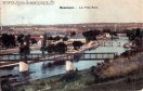 Carte postale ancienne - Besançon - Les Trois Ponts