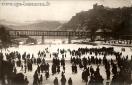 Carte postale ancienne - Besançon - Patinage sur le Doubs à Rivotte n°8