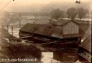 Carte postale ancienne - 843 - BESANÇON - Du pont de Bregille - Vue sur le port ...