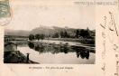 Carte postale ancienne Besançon - L'H. - 16 - Besançon. - Vue prise du pont Brégille.
