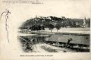 Carte postale ancienne - BESANÇON - Barque Lavandière, près le Pont de Bregille