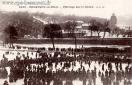 Carte postale ancienne - 3050 - BESANÇON en Hiver - Patinage sur le Doubs