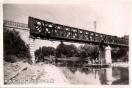 Carte postale ancienne - BESANÇON - Passerelle du Chemin de fer - 1940