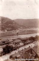Carte postale ancienne - BESANÇON - Gare Rivotte - Port au bois