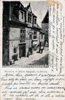 Carte postale ancienne Besançon - N. Nogret - BESANÇON. - Maison Espagnole, rue Rivotte.