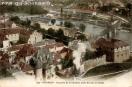 Carte postale ancienne - 749 - BESANÇON - Vue prise de la Citadelle. Porte Rivot...