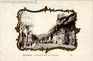 Carte postale ancienne - Besançon. Faubourg Rivotte et la Citadelle.