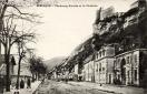 Carte postale ancienne - BESANÇON - Faubourg Rivotte et la Citadelle
