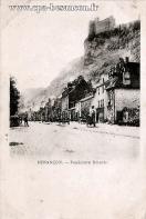 Carte postale ancienne - Besançon. Faubourg Rivotte.