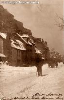 Carte postale ancienne - 97 BESANÇON - Port aux Bois - Effet de neige