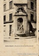 Carte postale ancienne - BESANÇON - Fontaine de la rue Ronchaux