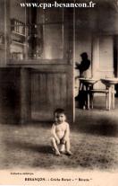 Carte postale ancienne - BESANÇON. - Crèche Bersot - "Rèverie"