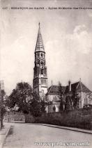 Carte postale ancienne - 117. - BESANÇON-les-BAINS - Eglise St-Martin des Chapra...