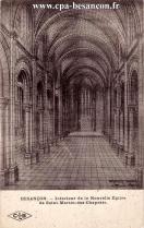 Carte postale ancienne - BESANÇON. - Intérieur de la Nouvelle Église de Saint-Ma...