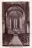 Carte postale ancienne - BESANÇON. - Intérieur de la nouvelle Eglise de St-Marti...