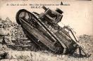 Carte postale ancienne Besançon - L. Docher - 31. Chars de combat - Mon Char franchissant un mur formidable 506 R, C.C.