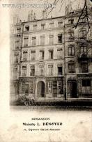 Carte postale ancienne - BESANÇON - Maison L. DÉNOYER - 6, Square Saint-Amour