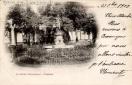 Carte postale ancienne - Besançon - Le Square Saint-Amour. - Fontaine