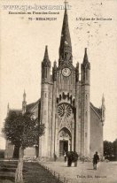 Carte postale ancienne - Excursion en Franche-Comté - 73 - BESANÇON - L’Église d...