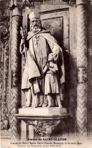 Carte postale ancienne - Statue de SAINT-CLAUDE inaugurée dans l’Église Saint-Cl...