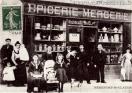 Carte postale ancienne - BESANÇON-St-CLAUDE - Epicerie Mercerie Rousseaux Bailly