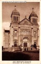 Carte postale ancienne - 2653 BESANÇON-LES-BAINS - BASILIQUE DE St-FERGEUX