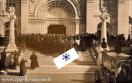 Carte postale ancienne - BESANÇON - Basilique St Ferjeux - Obsèques de Just Becq...
