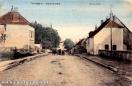 Carte postale ancienne - St-FERJEUX - Route de Dôle