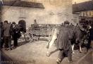 Carte postale ancienne - BESANÇON - La foire devant l'hôpital St-Jacques - v. 19...