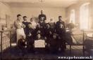 Carte postale ancienne - Souvenir des Joyeux blessés de la Salle St Roch - Hôpit...