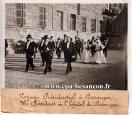 Carte postale ancienne - Voyage Présidentiel à Besançon. Le Président à l'hôpita...
