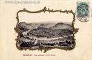 Carte postale ancienne - Besançon. Vue générale à Vol d'oiseau.